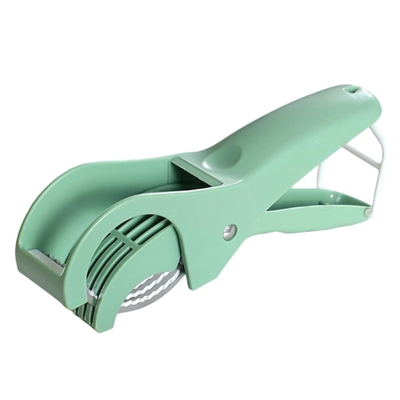 Vegetable Slicer Green Handheld Stainless Steel Single Pack for Home Kitchen Use