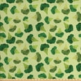 thumbnail image 1 of Ambesonne Vegetable Fabric by the Yard Upholstery, Broccoli Pattern Veggies, 5 Yards, Green Pale Green, 1 of 4