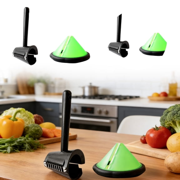 Vegetable Spiral Slicer Cutter Portable Cucumber Radish Curler For Kitchen Fruit Carving Chef Plating Use