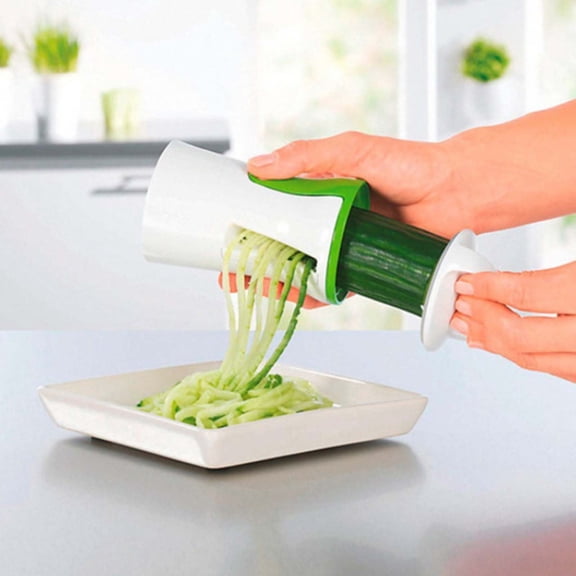 Vegetable Spiralizer, Handheld Veggie Slicer, Funnel-Type Vegetable Cutter, for Kitchen Prep of Zucchini Carrot Cucumber Noodles