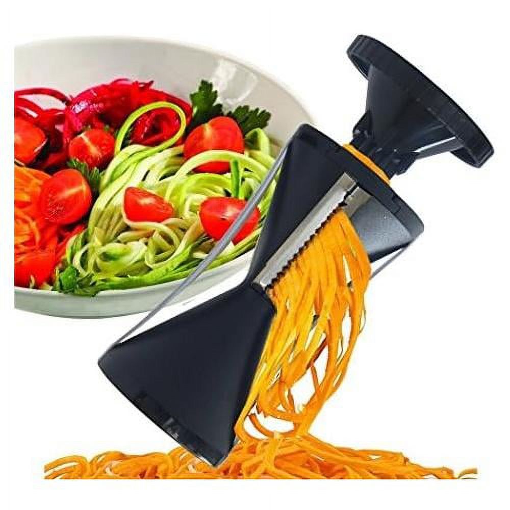 Vegetable Spiralizer With 4 Julienne Interchangeable Blades With