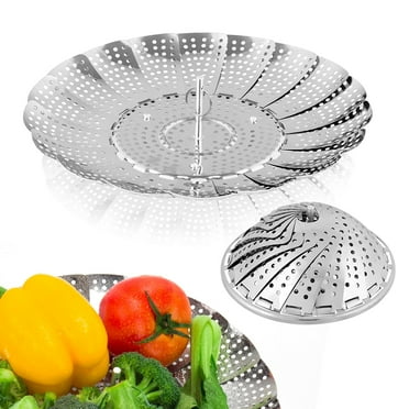 Vegetable Steamer Basket, Stainless Steel Veggie Steamer Basket for Cooking