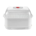 thumbnail image 1 of Vegetable Steamer Microwave Steamer Cookware Durable Plastic Material for Healthy Cooking in Home Kitchens, 1 of 9