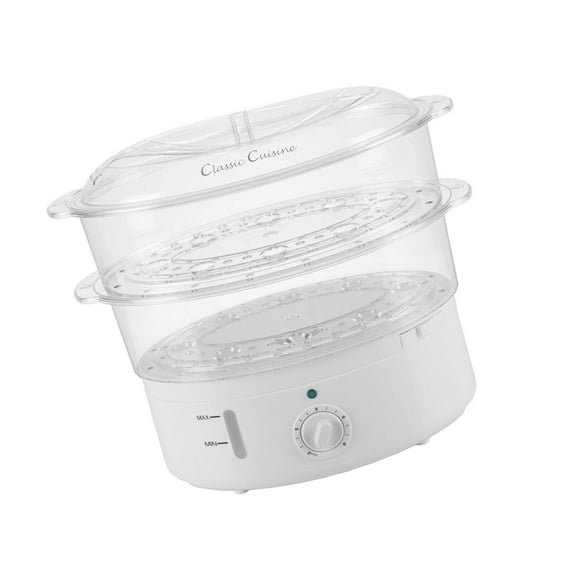 Vegetable Steamer Rice Cooker- 6.3 Quart Electric Steam Appliance with Timer ...