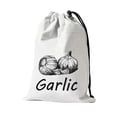 thumbnail image 1 of Vegetable Storage Bags– Reusable Eco-Friendly Cotton Bags for Potatoes, Onions & Garlic with Drawstring Closure, Breathable & Durable Vegetable Storage for Kitchen Organisation (Garlic Bag), 1 of 2