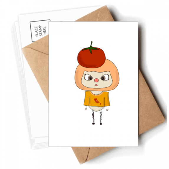 Vegetable Tomato Red Sweet Sour UU Postcards Envelopes Blank Note Cards Mailing