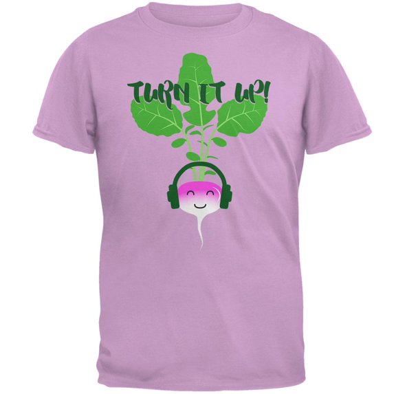Vegetable Turn it Up Turnip Mens T Shirt