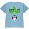 thumbnail image 1 of Vegetable Turn it Up Turnip Youth T Shirt Light Blue YMD, 1 of 1