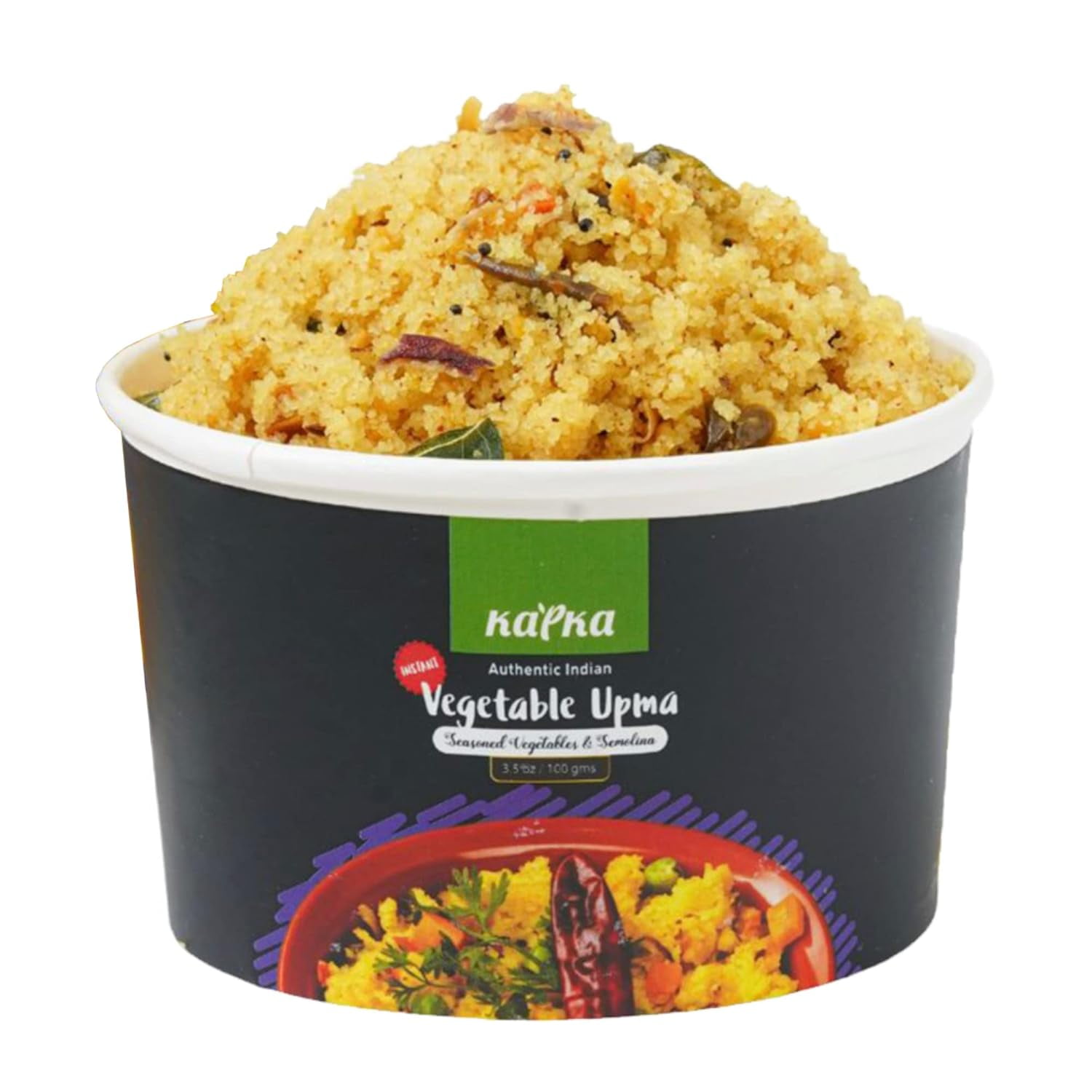 Vegetable Upma Cups Indian Food - 5 Pack - Ready to Eat Authentic ...