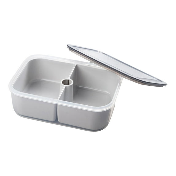 Vegetable and Meat Sorting Equipment, Food Grade Plastic Storage Box, for Kitchen Organization and Freezer Storage, 1-pack, White, by FAJHHA