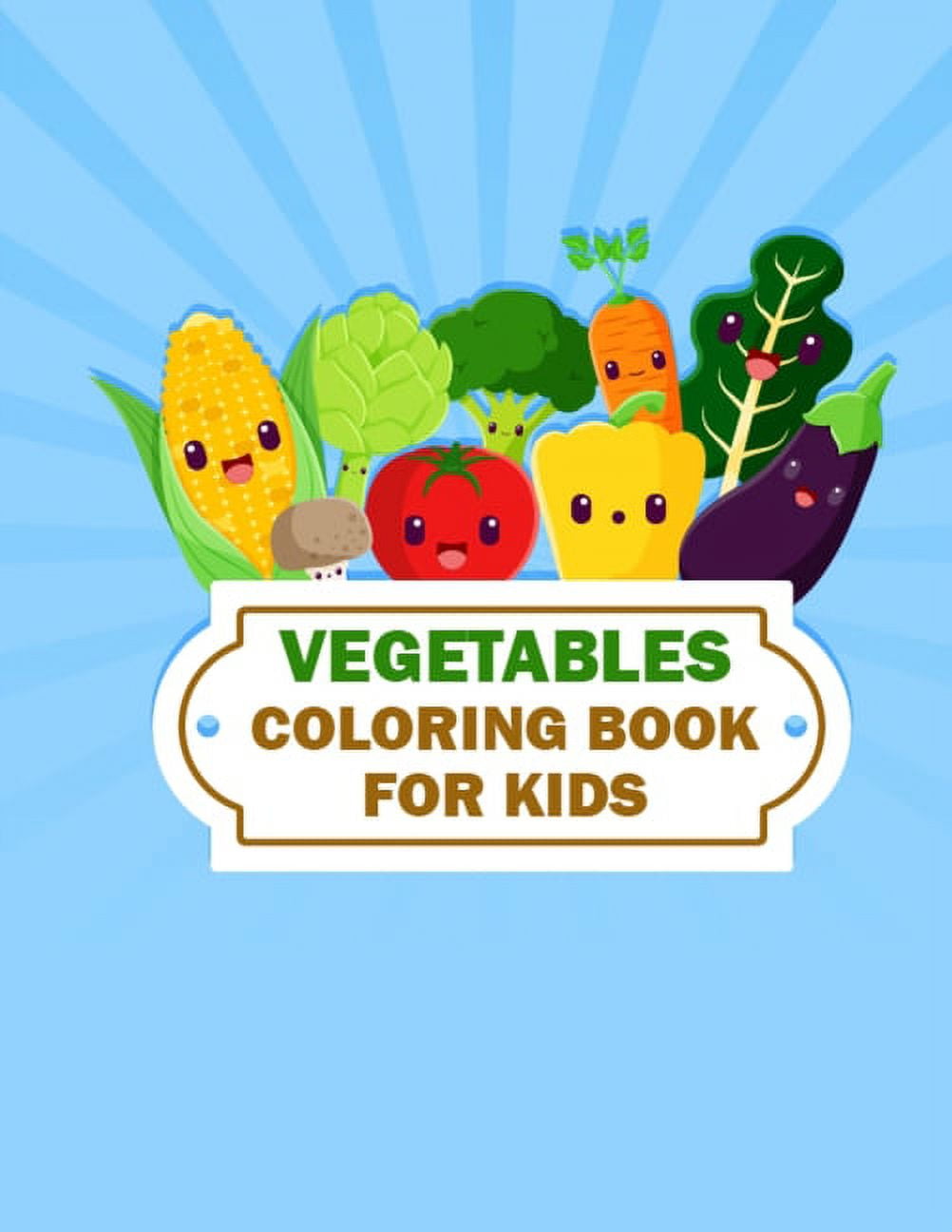 vegetables drawing for colouring