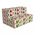 thumbnail image 1 of Vegetables Foldable Mattress, Sketchy Painted Foods, 74.8" x 39.4", Multicolor, by Ambesonne, 1 of 6