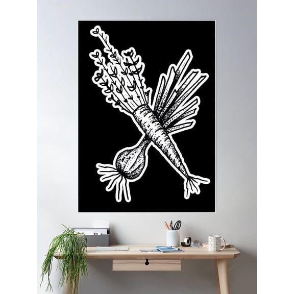 Vegetables Poster Wall Art, Modern Wall Decor For Living Room Bedroom, 16x24 UNFRAMED