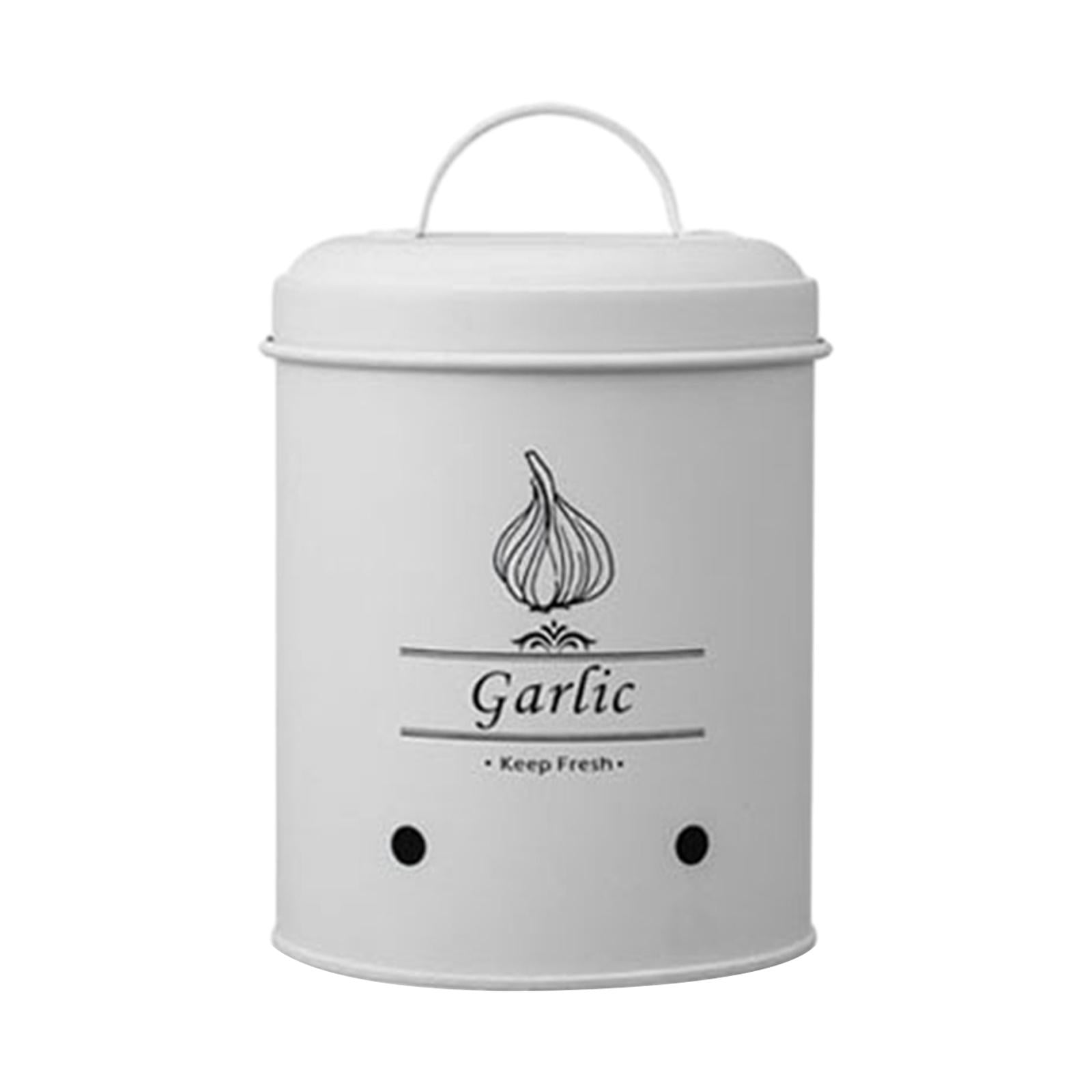 Vintage Metal Vegetable Storage Bins | Kitchen Pantry Canisters For Potatoes, Onions, Garlic