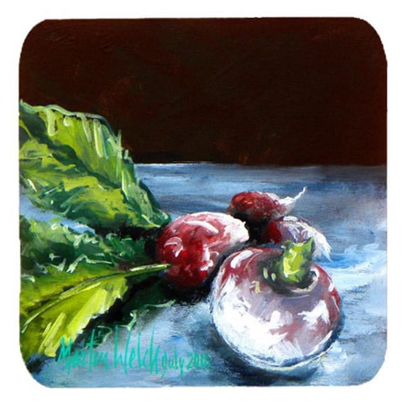 Vegetables - Turnips Turnips Foam Coasters, Set Of 4