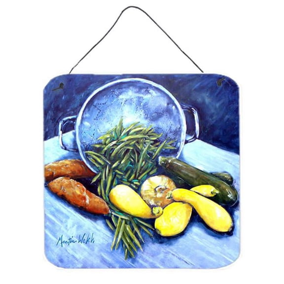 Vegetables Veg For All Aluminium Metal Wall or Door Hanging Prints