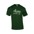 thumbnail image 1 of Vegetables are Not Food Funny Adult Short Sleeve T-shirt-Forest-4Xl, 1 of 4