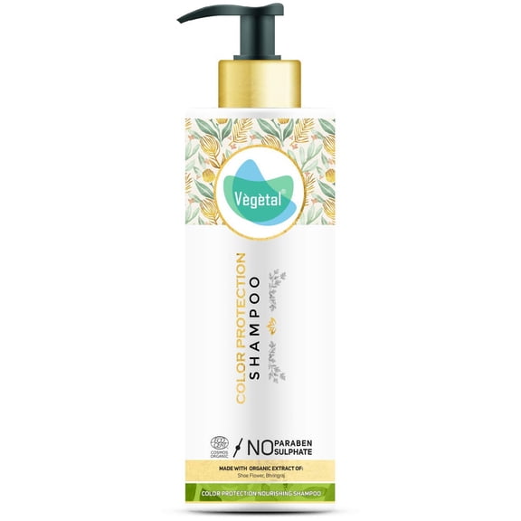 Vegetal 10 in 1 Complete Care Certified Organic No Sulphate & Paraben Shampoo 200ml 100% Natural