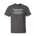 thumbnail image 1 of Vegetarian Ancient Tribe Slang For Someone Who Can Hunt Fish or Ride Sarcastic Humor Graphic Novelty Funny Youth T Shirt, 1 of 1