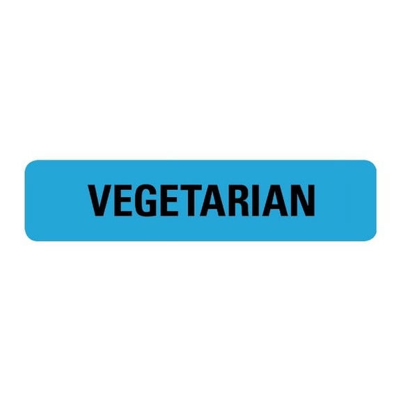 Vegetarian Food Service Medical Labels