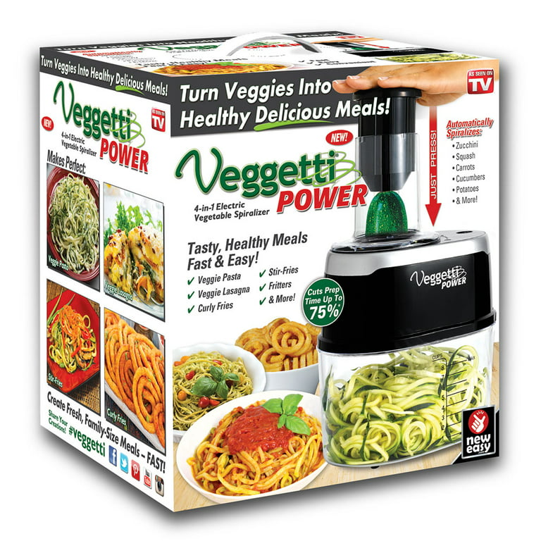 The Veggetti Spiralizes Vegetables into Spaghetti