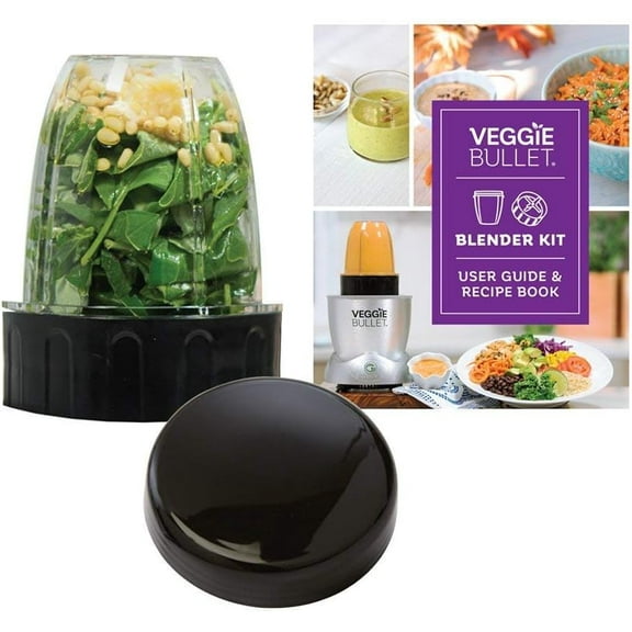 Veggie Bullet 4 pc REPLACEMENT Blender Cup, Blade & Lid