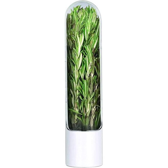 Veggie Containers For Refrigerator,Herb Keeper,Essential Kitchen Companion for Freshness, Fit for Basil, Parsley and More, Flavor Preservation for 2X Longer,Herb Storage
