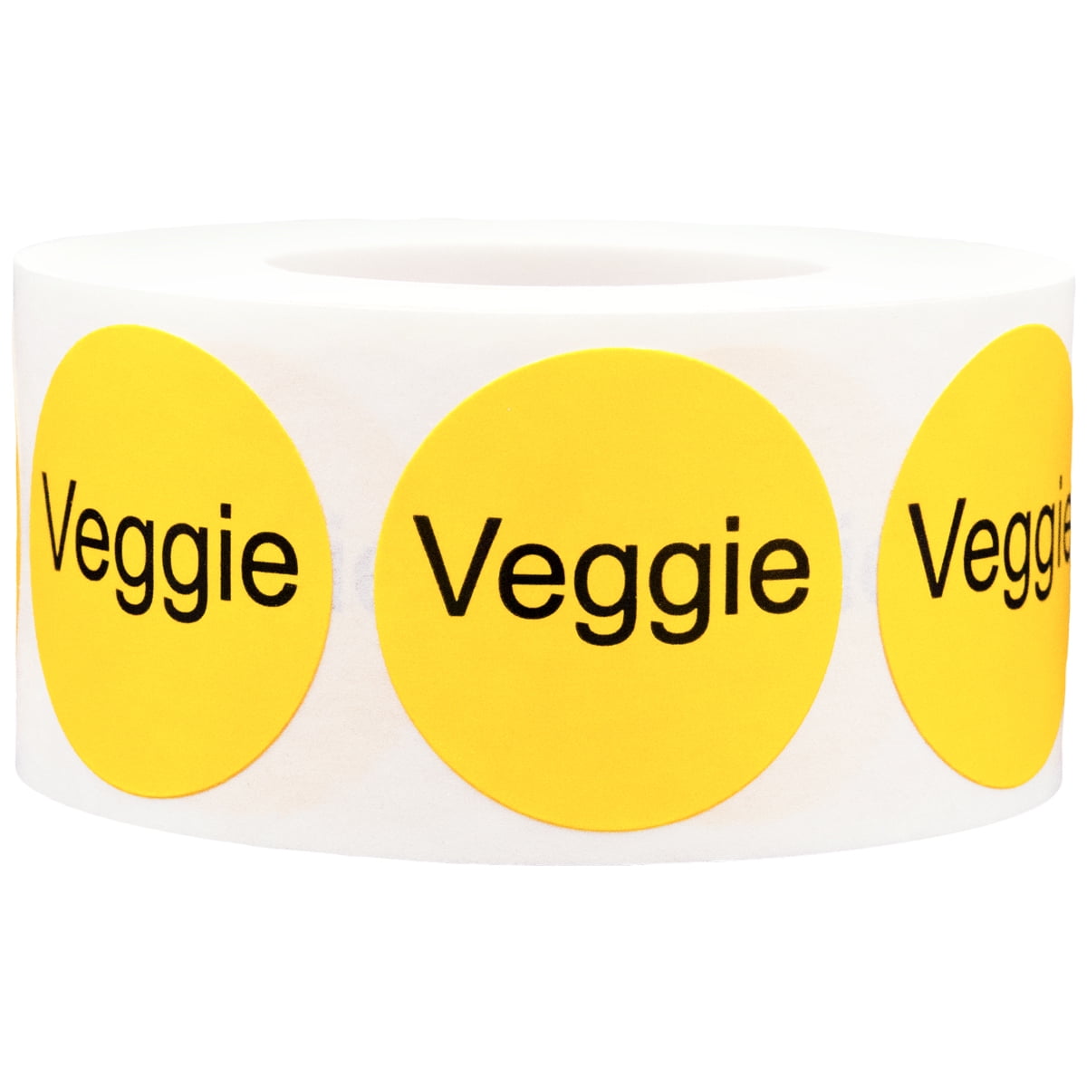 Veggie Grocery Store Food Yellow Labels | 1