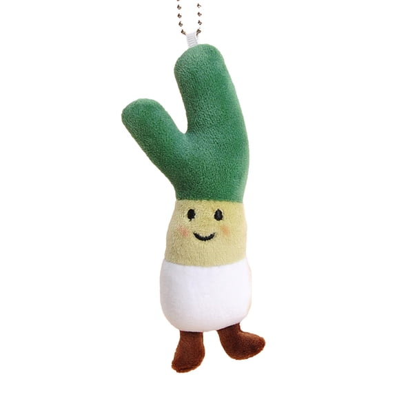 Veggie Keychain and Bag Charm Accessory for Students Couples Car Keys Purse Cute Soft Stuffed Toy Idea