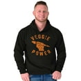 thumbnail image 1 of Veggie Power Cute Vegetarian Fighter Hoodie Sweatshirt Women Men Brisco Brands S, 1 of 5