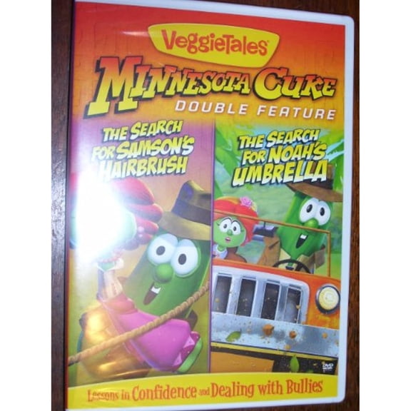 Veggie Tales Minnesota Cuke Double Feature The Search for Samson's Hairbrush & The Search for Noah's Umbrella