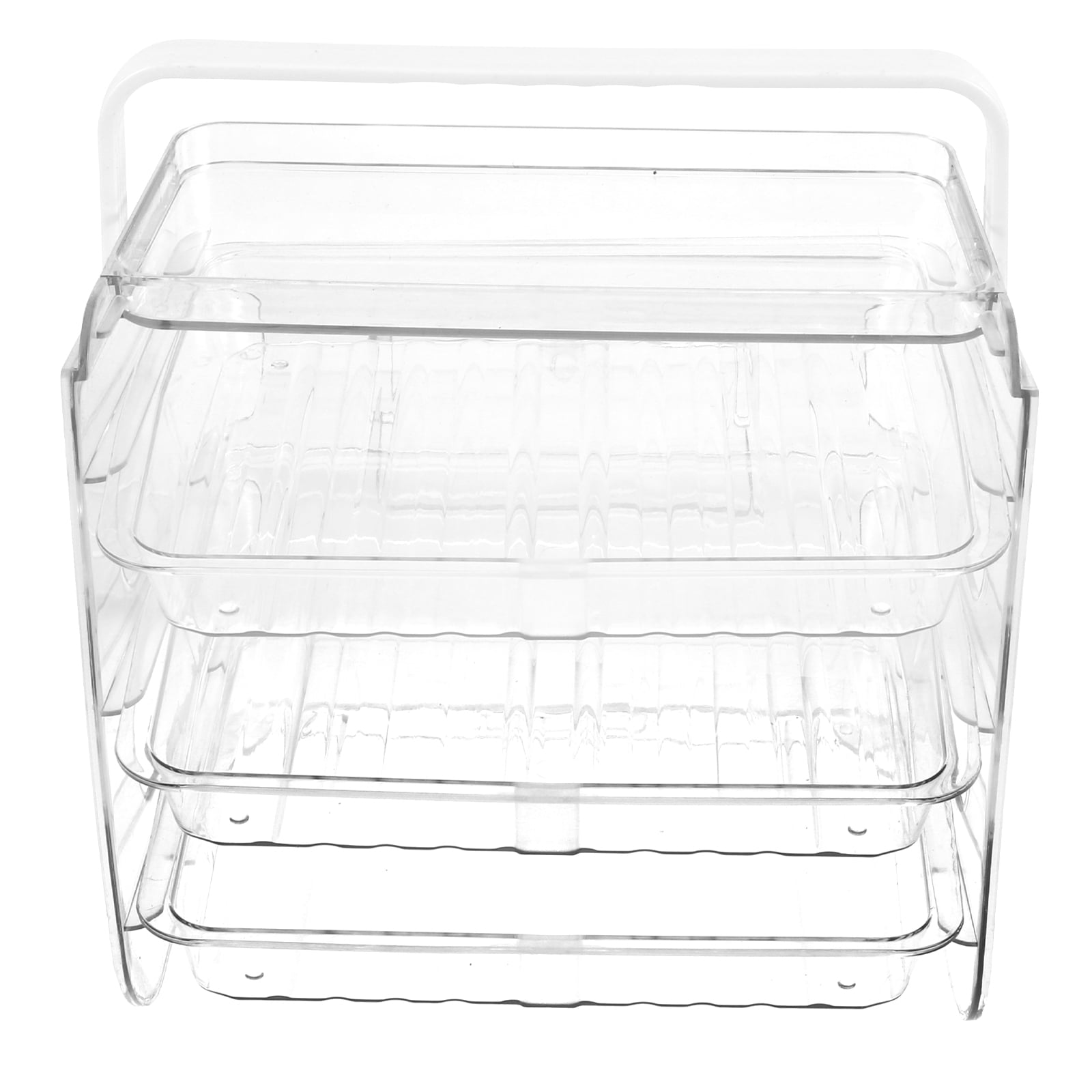 WHAMVOX Kitchen Organizer Plastic 1 Set 8.3X8.1X6.9In