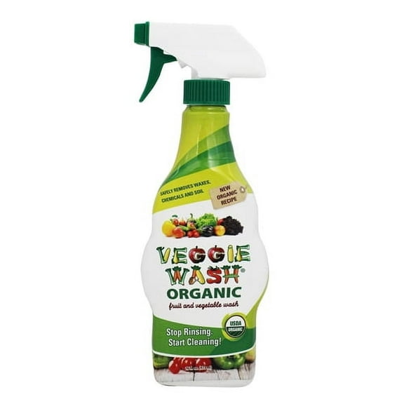 Veggie Wash Organic Fruit and Vegetable Wash Spray Bottle, 16 Oz, 2 Pack