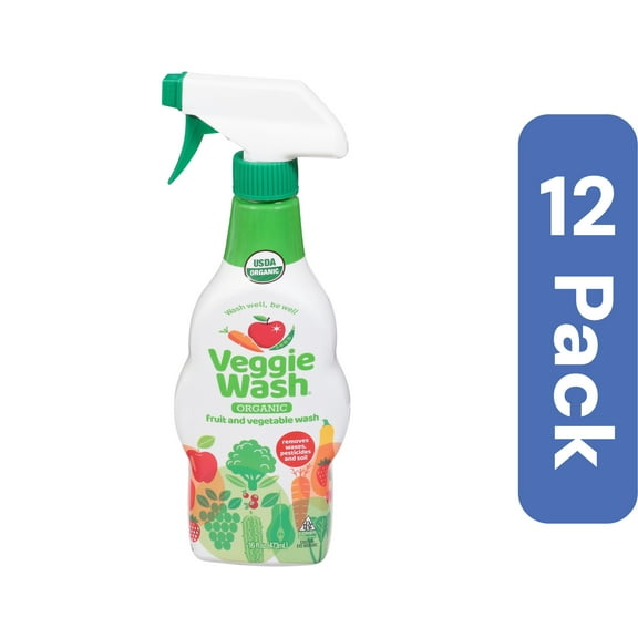 Veggie Wash Organic Veggie Spray 16 Ounce (Pack Of 12)