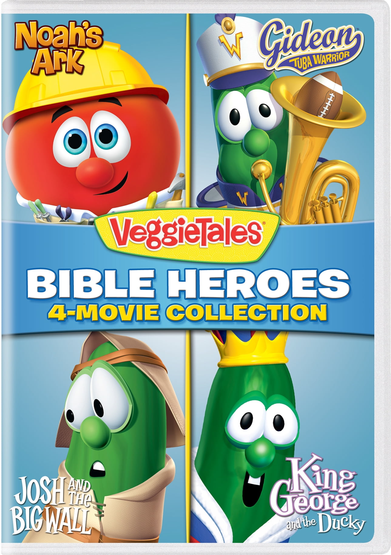 Veggietales: Bible Heroes - 4-Movie Set, Kids Veggie Tale