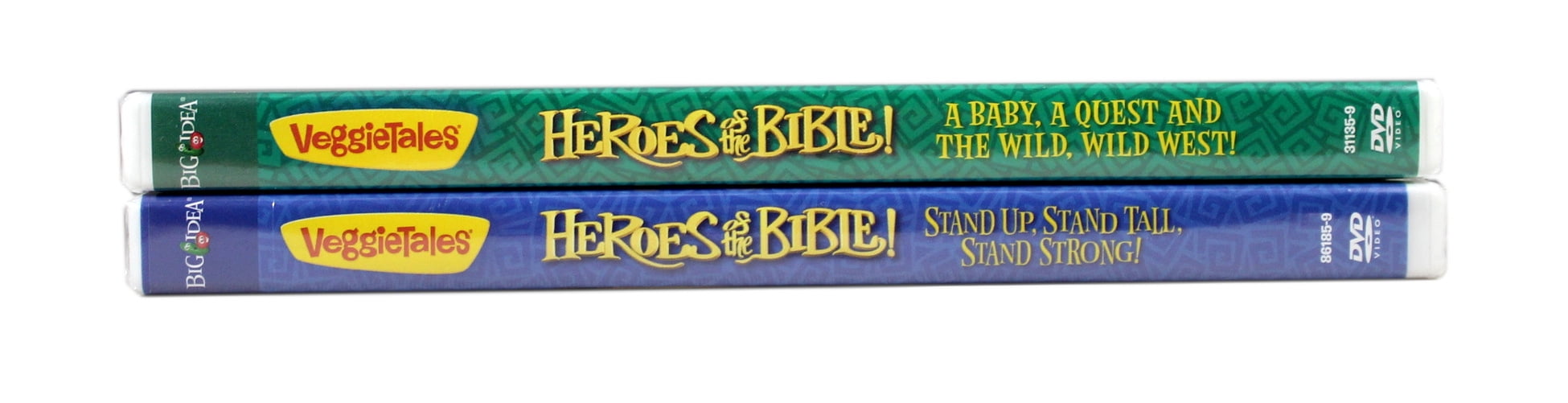 VeggieTales Heroes of The Bible 2 NEW DVDs 6 Stories of the Bible for Kids