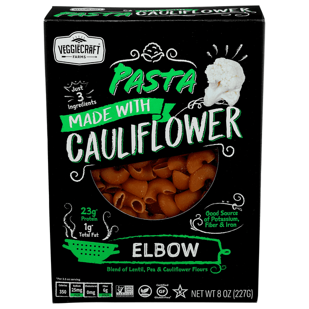 Veggiecraft Farms Elbow Cauliflower Pasta, 8 oz