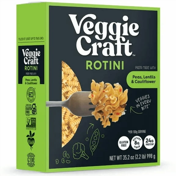Veggie Craft Rotini Pasta, 2.2 Pounds