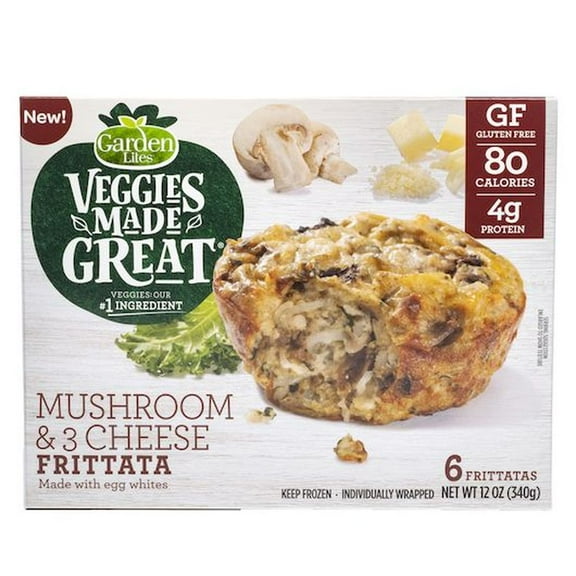 Veggies Made Great Mushroom and 3 Cheese Frittata, 12 Ounce -- 8 per case