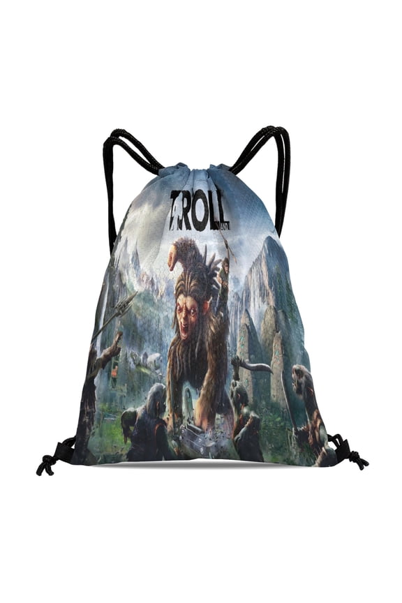 Veggietales Drawstring Backpack Bag Party Favors Goodies Merch Gym Waterproof Swimming Beach Fans