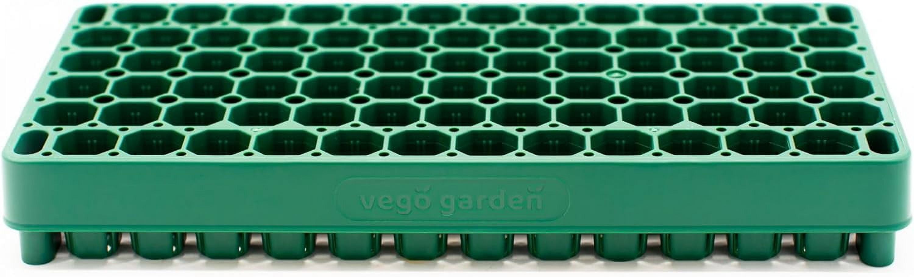 Vego Garden 10" x 20" 76 Cells Seed Starter Tray Stackable Seedling