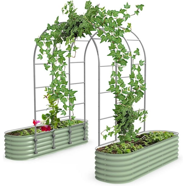 Vego Garden Modular Arched Trellis, 4.5' Long, Fits 2.0'x6.5 Vego Garden Modular Arched Trellis, 4.5' Long, Fits 2.0'x6.5