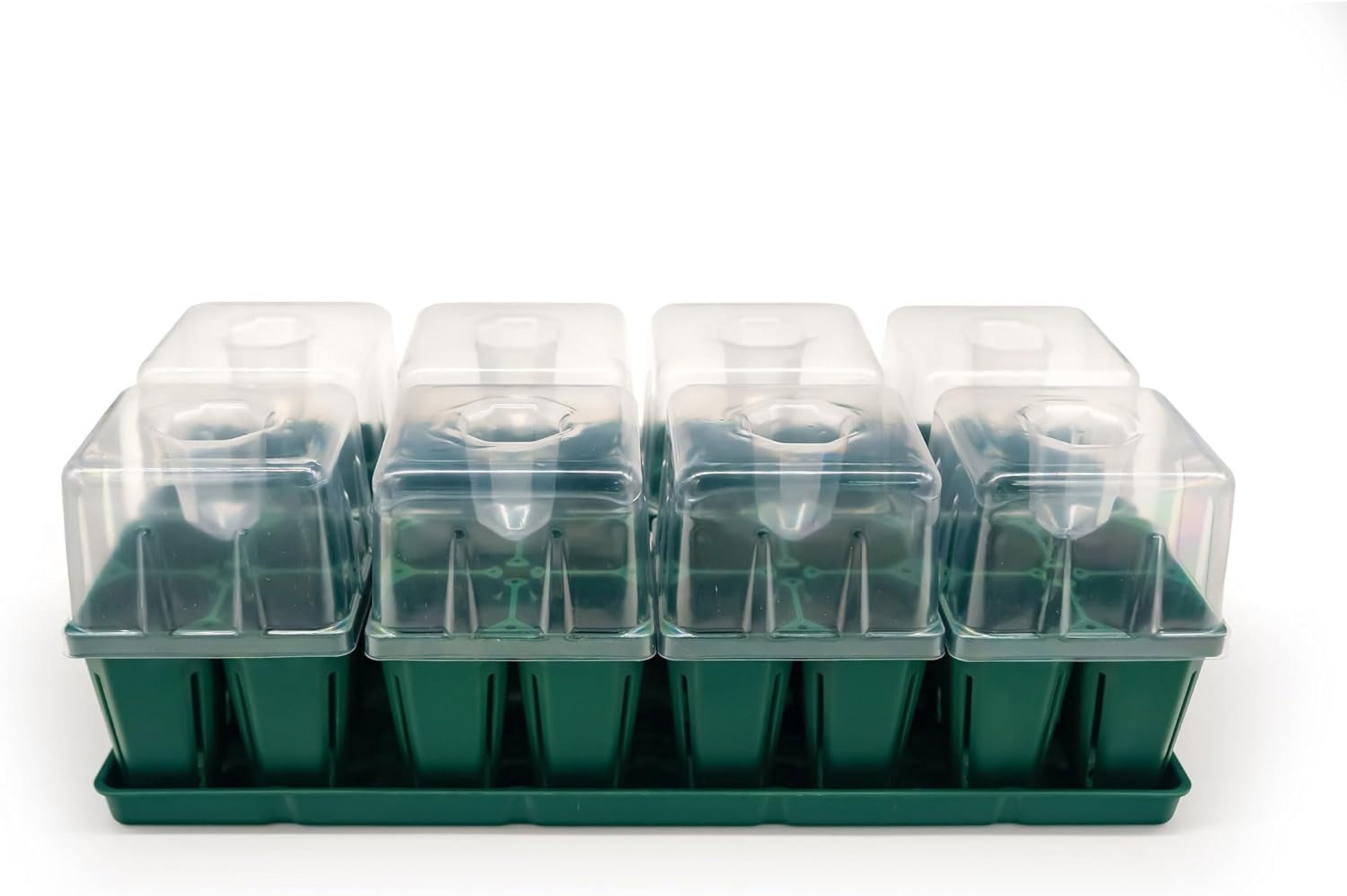 Vego Garden Seedling Suite Products, 8 Pack Jumbo Seedling Trays with