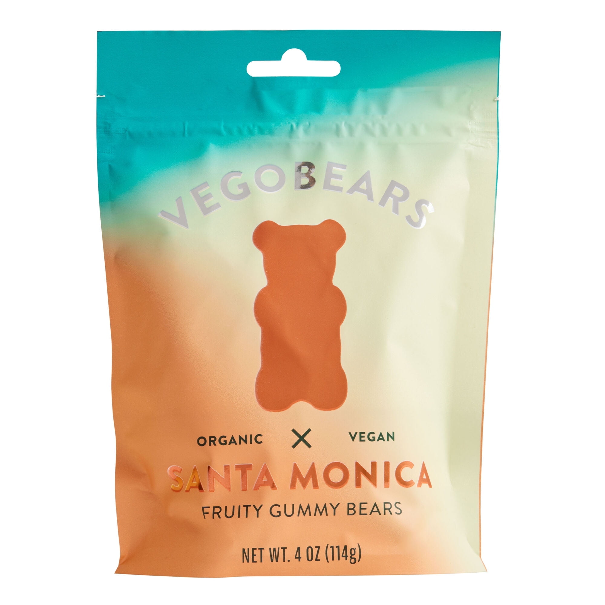Vegobears Santa Monica Fruity Gummy Candy 4 oz. Pack of 3