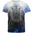 thumbnail image 1 of Vegvisir Nordic Viking Storm Compass All Over Mens T Shirt Multi X-LG, 1 of 2