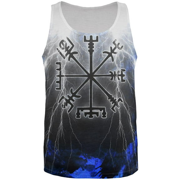 Vegvisir Nordic Viking Storm Compass All Over Mens Tank Top Multi X-LG