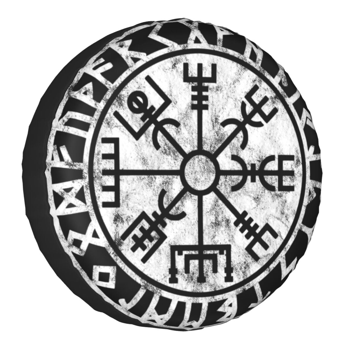 Vegvisir Symbol Spare Tire Cover for Norse Viking Compass 4WD 4x4