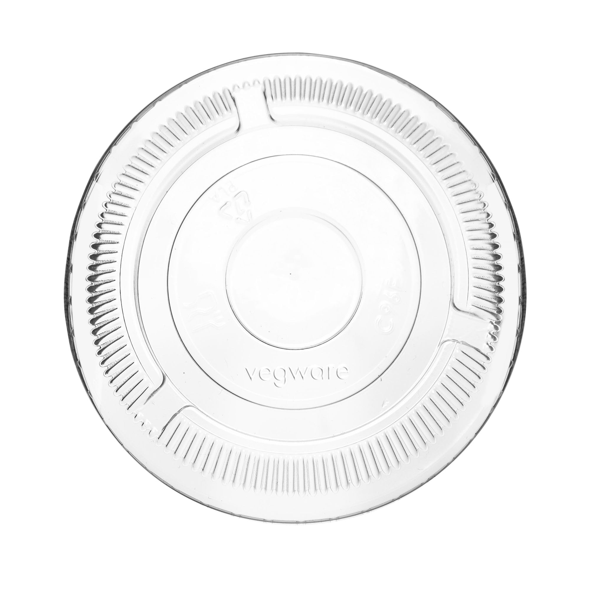 Vegware 12oz Clear PLA Cold Cups - Compostable Plant-Based Cups, Case Of 1000, Fits 96-Series Lids - View #2