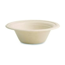 Vegware Nourish Molded Fiber Tableware, Compostable, Bowl, Sugarcane, 12 oz, White, 1,000/Carton