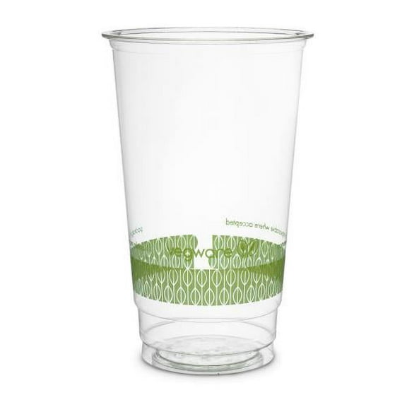 Vegware - R700Y-G - 24 oz PLA Cold Cup
